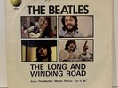The Beatles-The Long and Winding Road/For You Blue-Vinyl 45 w/Picture Sleeve