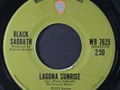 BLACK SABBATH: tomorrow's dream / laguna sunrise WB 7