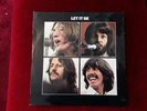 Beatles Vinyl let it be apple pcs 7096 Red apple sleeve good condition