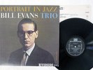 BILL EVANS PORTRAIT IN JAZZ RIVERSIDE VIJ-101 JAPAN VINYL LP
