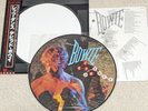 David Bowie Let's Dance Japan 1983 Picture Disc EYS-91069 W/OBI+INSERT