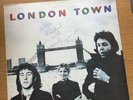 Denny Laine, HANDSIGNED, Paul McCartney & Wings ‘London Town’ vinyl, read Desc