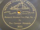 VICTOR MONARCH 3035 The Georgia Minstrels 78rpm RECORD circa 1905 V+