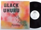 BLACK UHURU Positive Dub RAS LP painted cover m