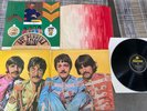 The Beatles SGT PEPPERS 1967 MONO VINYL -1/-1 WIDE SPINE FLAME INNER/CUTOUT VG