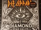 DEF LEPPARD - DIAMOND STAR HALOS - 2 X BLACK VINYL & SIGNED INSERT - SEALED