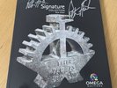 Peter Hook Signed Omega Auction Catalogue New Order Joy Division The Light