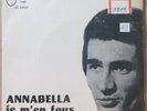 PASCAL DANEL 1965 “ANNABELLA/JE M´ EN FOUS” UNIQUE  P/S 7” 45 BRAZIL Bresil