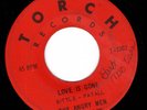 Rare Garage 45 THE ANGRY MEN Love Is Gone / Come With Me TORCH Detroit Soul VG+