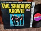 THE SHADOWS - THE SHADOWS KNOW    LP / EXCELLENT ORIGINAL MONO PRESS