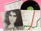 LOREDANA BERTE Made In Italy 1981 LP Inner INSERT Import ANDY WARHOL Cover a1368