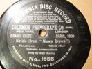 1903 Announced BILLY MURRAY Columbia CONDITIONS RECORD 1655 NAVAJO Broadway