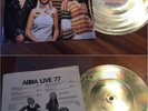 ZA13 ABBA Live 77 Swedish promo only Gold Flexi disc 5tr 1 sided (not tested)
