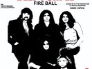DEEP PURPLE FIREBALL mexico press UNIQUE ART MEXICAN NICE COVER PROMO