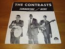 THE CONTRASTS Summertime 45 COLORADO GARAGE SOUL MOD JAZZ PICTURE SLEEVE 45 HEAR