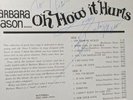 AUTOGRAPHED copy Barbara Mason sings Oh How It Hurts on VG++ cond ARCTIC  mc 147