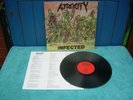 Atrocity Infected Vinyl LP 1990 With Inner Heavy Metal, Fully Tested Very Good