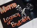 Misfits LEGACY OF BRUTALITY Vinyl LP Record 2ND PRESS TRANS BLACK VG+