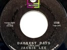 Jackie Lee.  Darkest days. 1st issue ABC. Original Wigan Casino Northern Soul