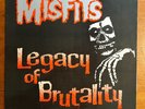 MISFITS Legacy Of Brutality on White Vinyl 1986 Punk Rock KBD Hardcore