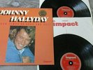 2 vinyles impact pochettes ouvrante  peu courant disques lp 33t JOHNNY HALLYDAY