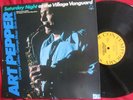 ART PEPPER LP Saturday Night Contemporary Recs  w George Cables & Elvin Jones NM