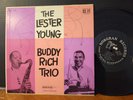 The Lester Young Buddy Rich Trio 1956 Cool Jazz Verve Norgran Records Vinyl VG+