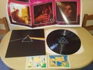 PINK FLOYD DARK SIDE OF THE MOON LP RECORD SHVL 804 + 1 POSTER & 2 POSTCARDS