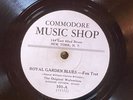 Commodore 101 Original Wolverines  ROYAL GARDEN BLUES  JAZZ E+ 78 rpm 1927