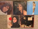 Barbra Streisand **5 LP Lot** Memories Superman Broadway Wet +1 w/ Hype Stickers