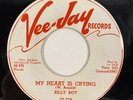 Vee-Jay VJ 238 Billy Boy - My Heart Is Crying / Kissing PROMO 7