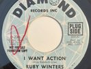 * RUBY WINTERS I Want Action/Better RARE NORTHERN SOUL Diamond Promo 45 HEAR