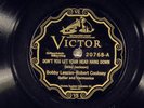 78 RPM -- Bobby Leecan & Robert Cooksey, Victor 20768, EE+ Jazz Blues