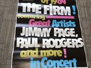 Vintage “The New Band of 1984 The Firm ” Ft Great Artists Promo Poster Germany23