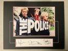 STING & THE POLICE Signed Autograph Auto 16x20 Photo Display x 3 JSA LOA
