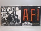 AFI, A Fire Inside EP, 1st press, 7” vinyl, insert, sticker, 1998 + Rancid Radio