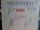 STATUS QUO - 1982 fully signed album