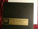 AYN RAND RARE Original LP Vinyl Record NBI ETHICS in EDUCATION lecture 1966