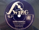 Django Reinhardt Djangology & Manoir de mes rêves 78 Tours RPM Swing SW. 221 EX+