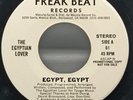 Rare Electro Funk Rap 45 THE EGYPTIAN LOVER Egypt, Egypt Freak Beat Record PROMO