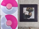 Ariana Grande ‎- Thank U, Next Clear Pink Split Vinyl 2LP NEW *AS IS* SEE PICS