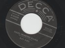 ROCKABILLY - ROY DUKE - I MEAN IM MEAN   / HARD HEARTED MAMA  -HEAR -1957 DECCA