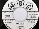 ARTHUR the Corvets 45 I Believe / Miracles NRC doowop MINT- soul Promo   Jr 2649