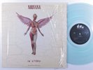NIRVANA In Utero DGC LP VG++ clear vinyl 1st pressing o