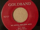 RAY VICT: We Gonna Bop Stop Rock 45 Goldband original rockabilly hear