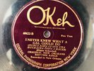 HOT JAZZ NEW ORLEANS RHYTHM KINGS Okeh 40422 Baby/I Never Knew V (plays great)