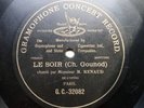 Maurice Renaud Le Soir 78 Tours RPM Monoface Flush Gramophone Concert G.C.-32082