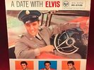 ELVIS PRESLEY A Date With Elvis 1959 UK vinyl LP original Baby I Don't Care