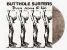 Butthole Surfers Brown Reason To Live Exclusive Clear w/ Black Swirl Vinyl LP