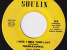 PHILHARMONICS I Need I Need Your Love RARE northern soul 45 crossover sweet HEAR